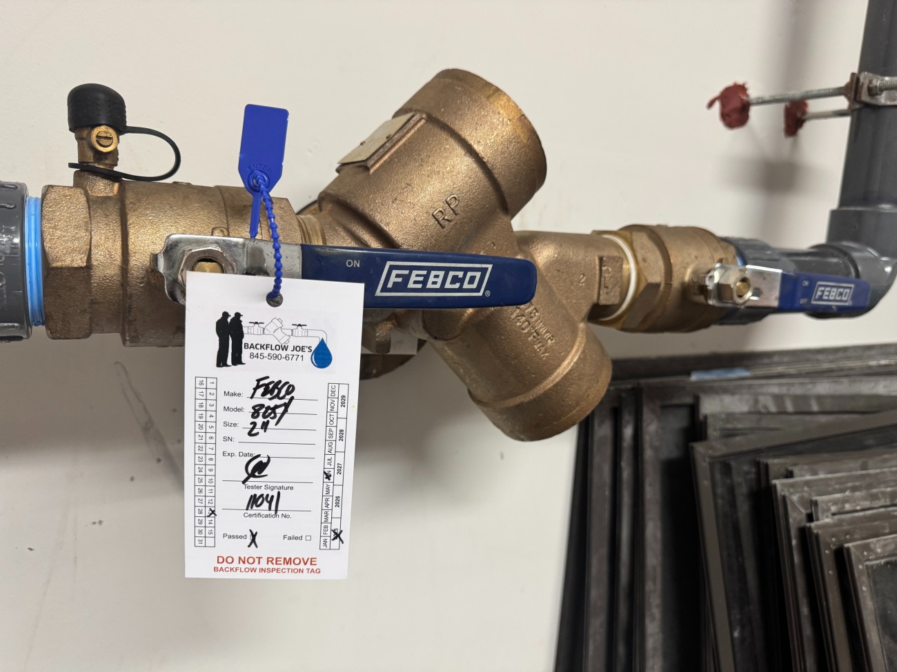 Certified Backflow Tester