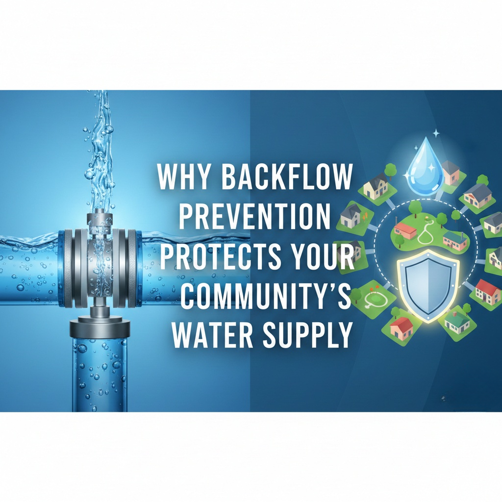Why Backflow Prevention Protects Your Community’s Water Supply